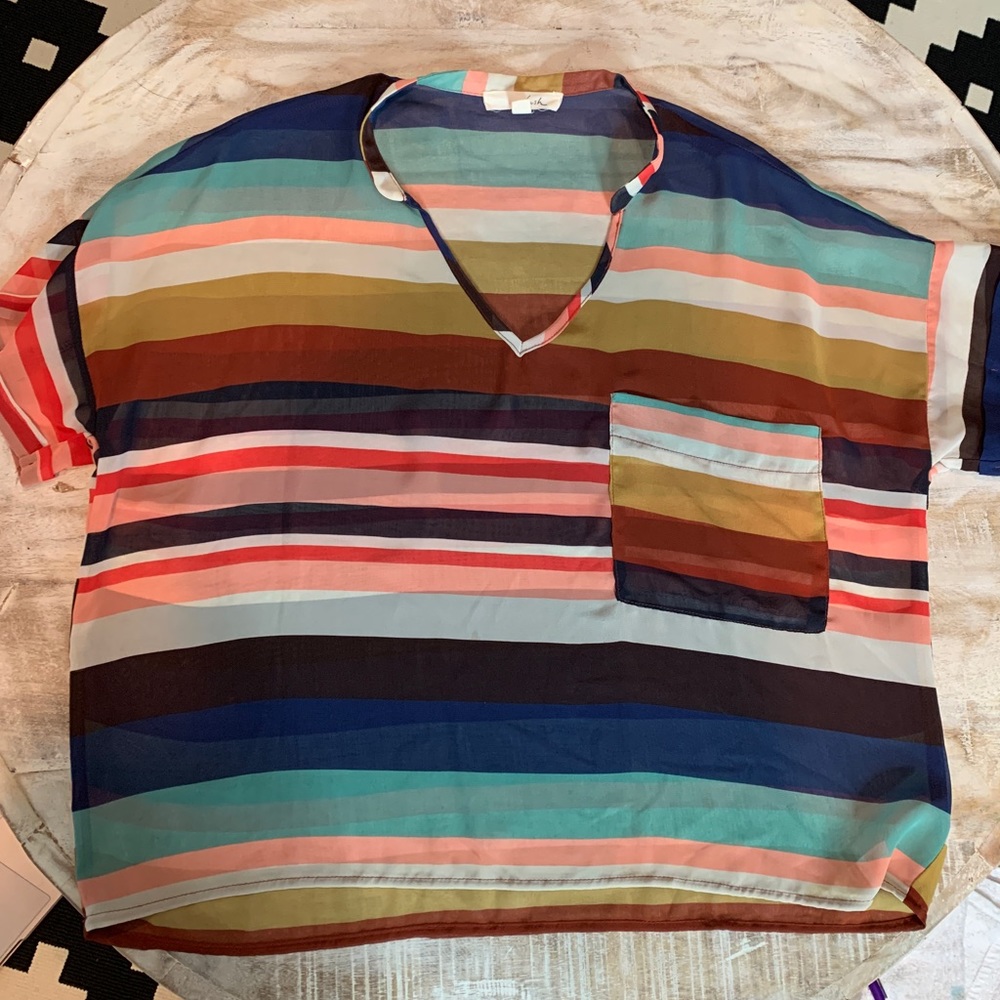 Flowy sheer crop top from Target, XS